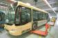 Air cushion transport system for city buses, comprising two manually operated pallet transporters. Load capacity 2 x 6 t.