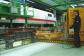 Changing the bogie of a high-speed ICE train.