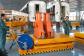 Elevating platforms on air cushions can be used both in the preassembly of heavy switch cabinets and in the underfloor assembly of mechanical and electrical components.