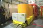 The vessels can be positioned precisely with this tape-guided robot vehicle (load-bearing capacity 30 t).